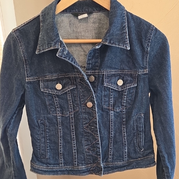 J. Crew Jackets & Blazers - Classic J. Crew Dark Blue Jean Jacket